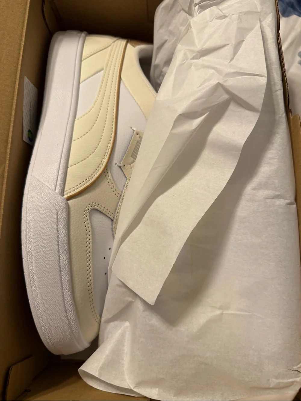 Puma Men's White Low-Top Athletic Sneakers